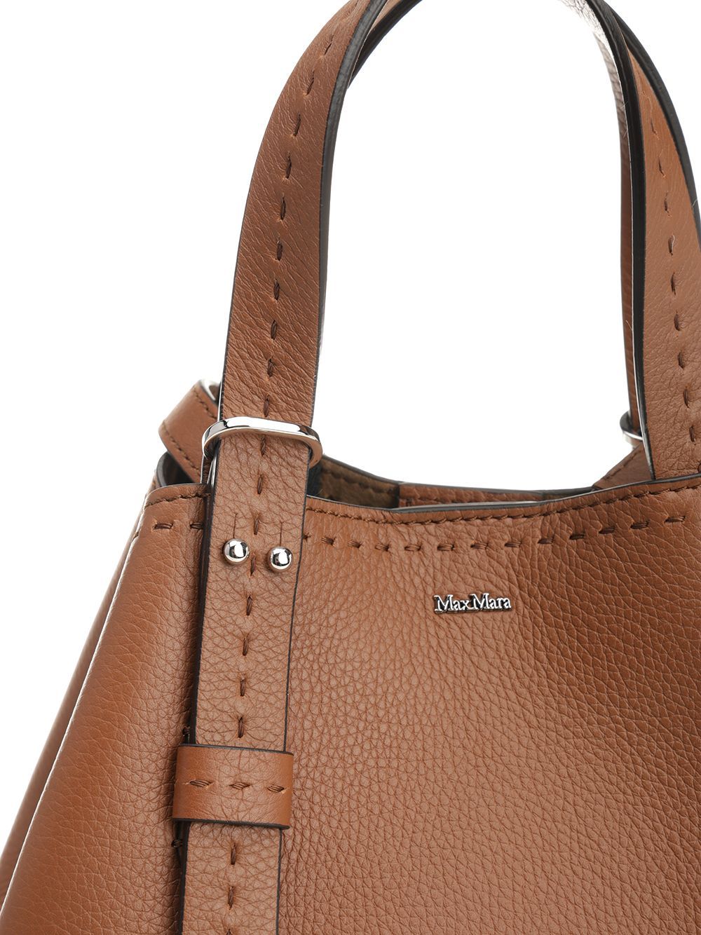 Max Mara Archetipo Shoulder Bag In Brown
