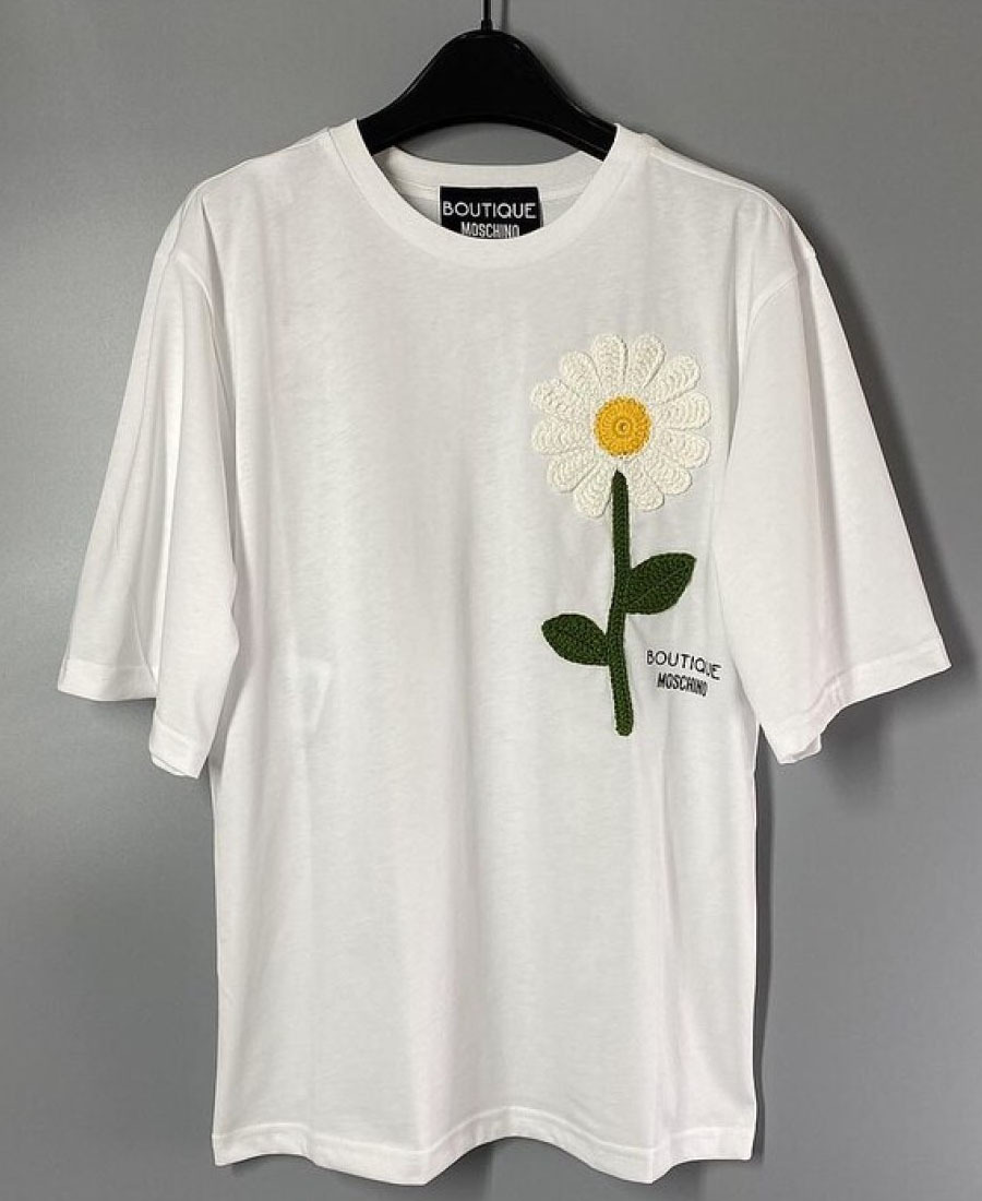 Moschino Printed Logo T-shirt In White