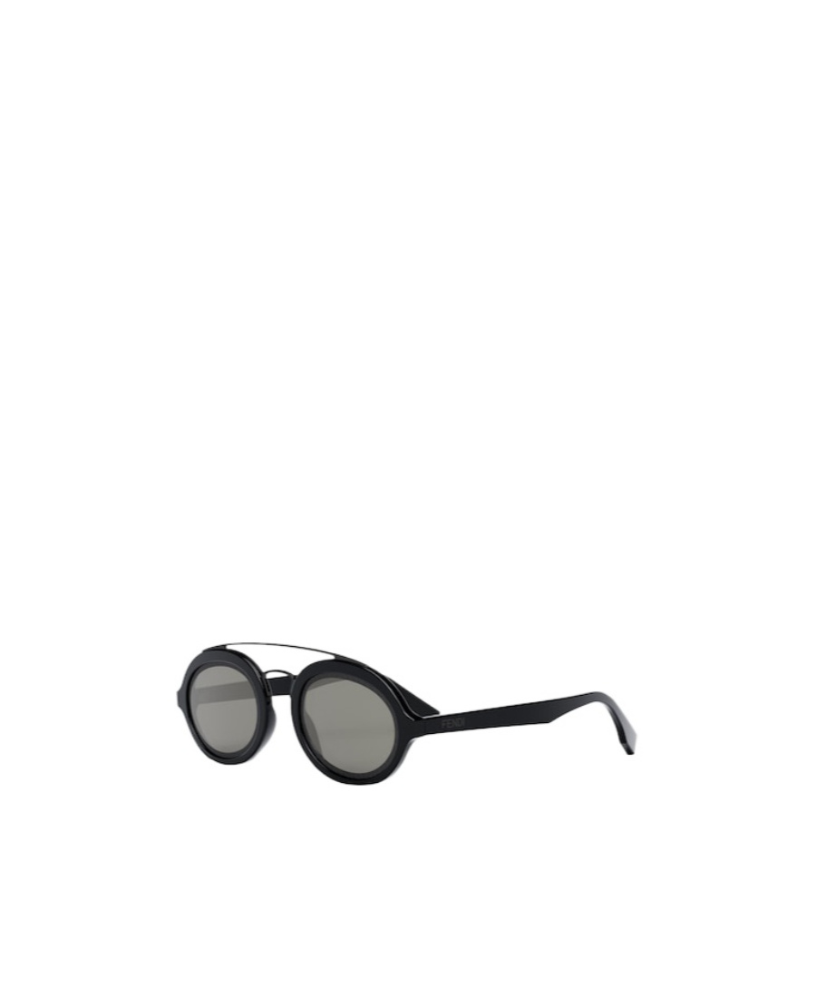 Fendi Eyewear Oval Frame Sunglasses In Gray