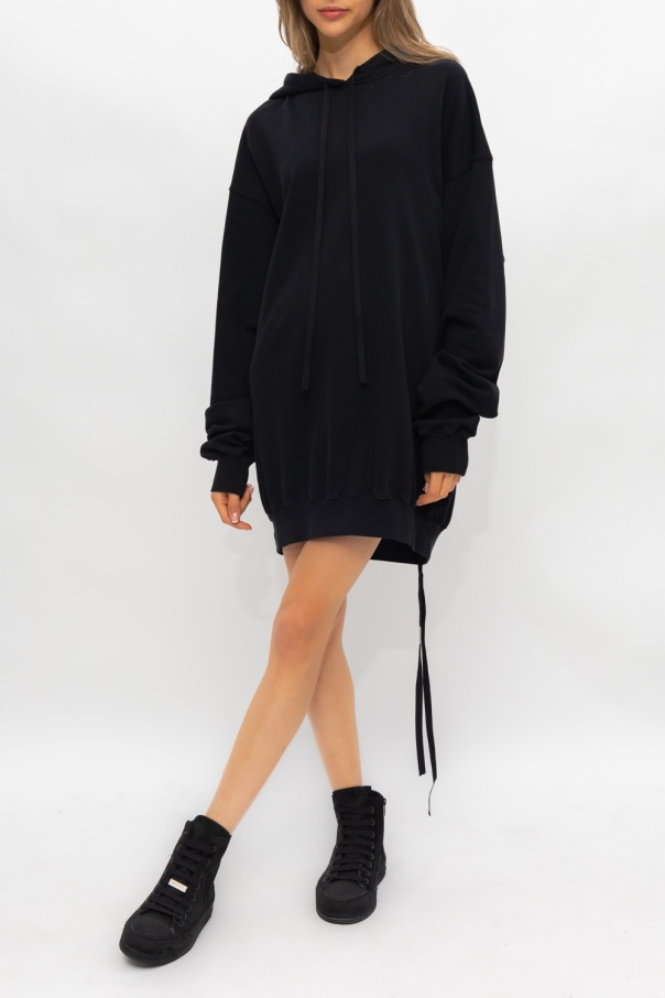ANN DEMEULEMEESTER ANN DEMEULEMEESTER LONG-SLEEVED DRAWSTRING HOODIE