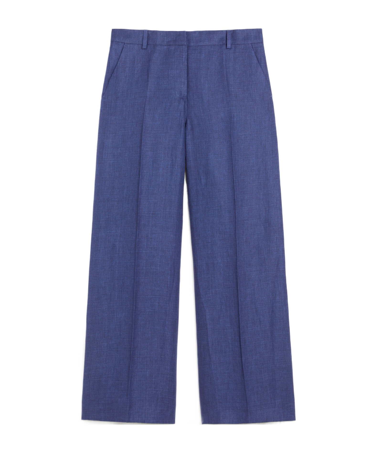 Weekend Max Mara "malizia Linen Nattè In Navy Blue