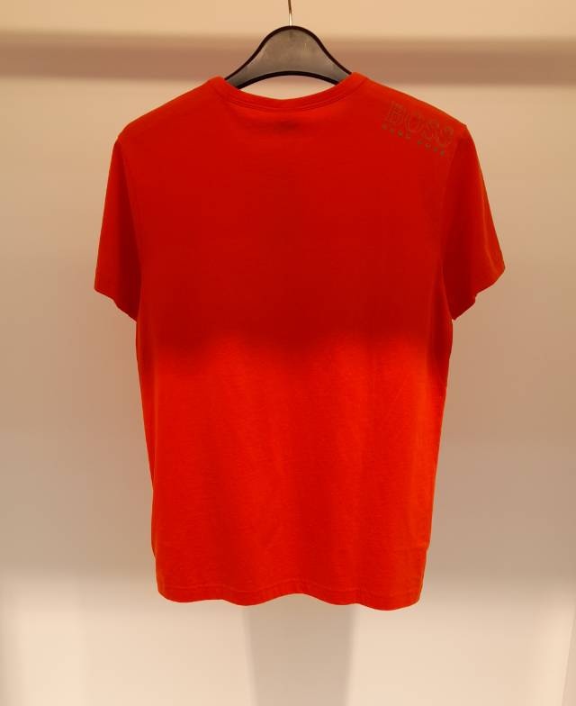 Hugo Boss Item O-neck Short-sleeved T-shirt In Red