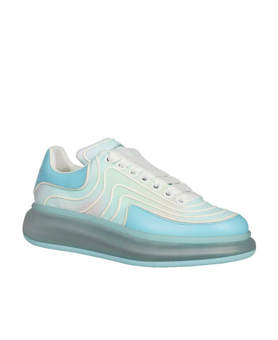 Alexander Mcqueen Logo Low-top Casual Shoes In Blue