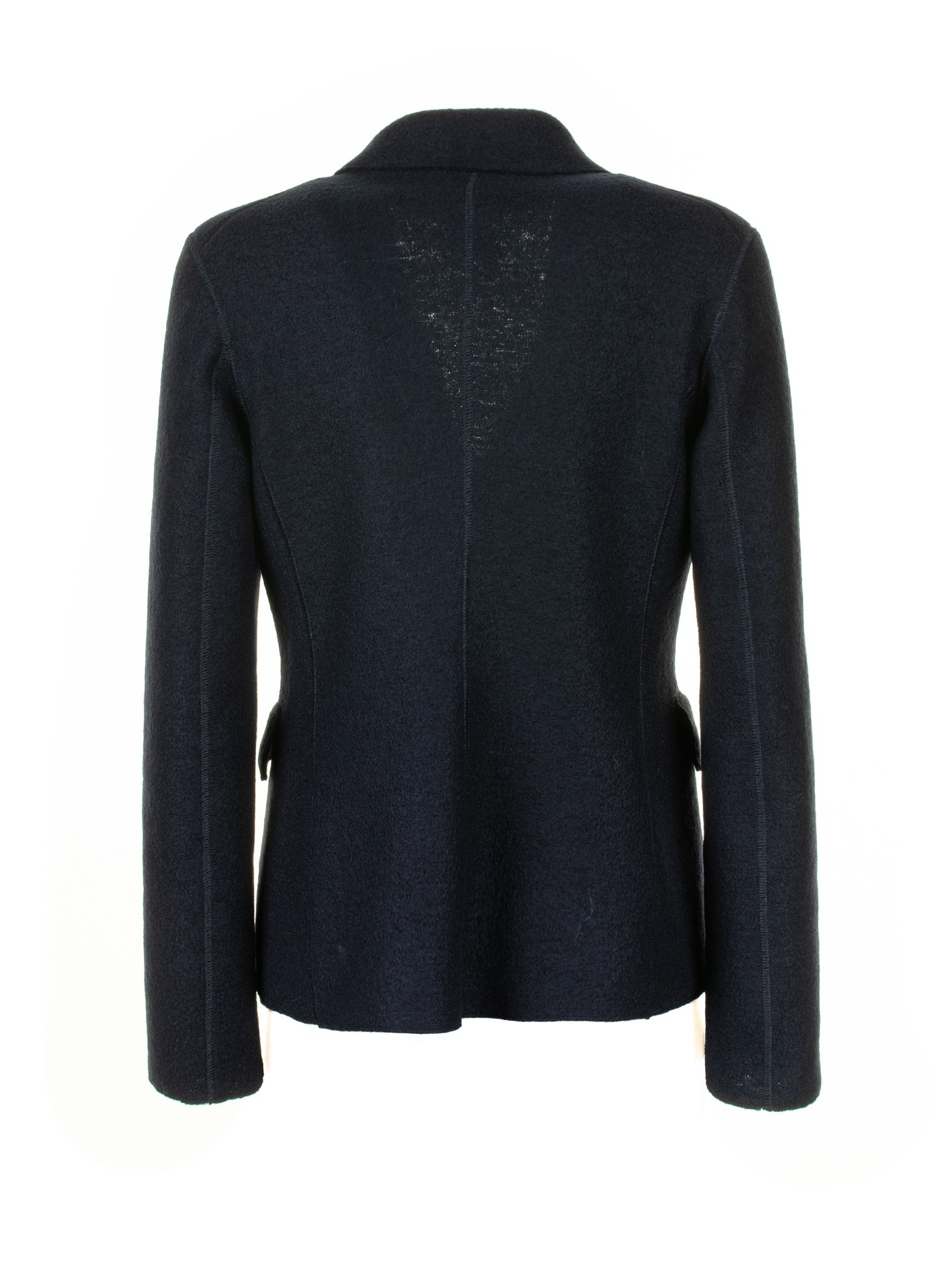 Aspesi Single-breasted Jacket In Blue