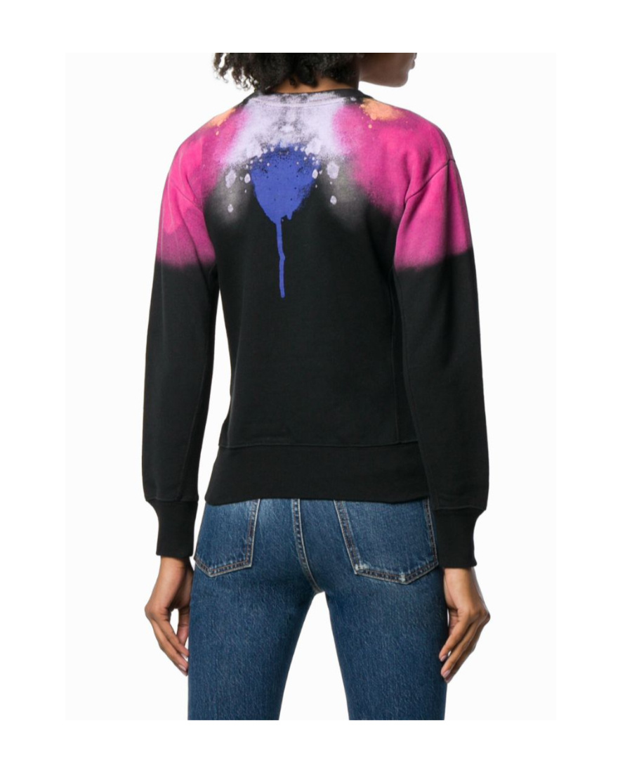 Marcelo Burlon County Of Milan Printed Sweater In Black