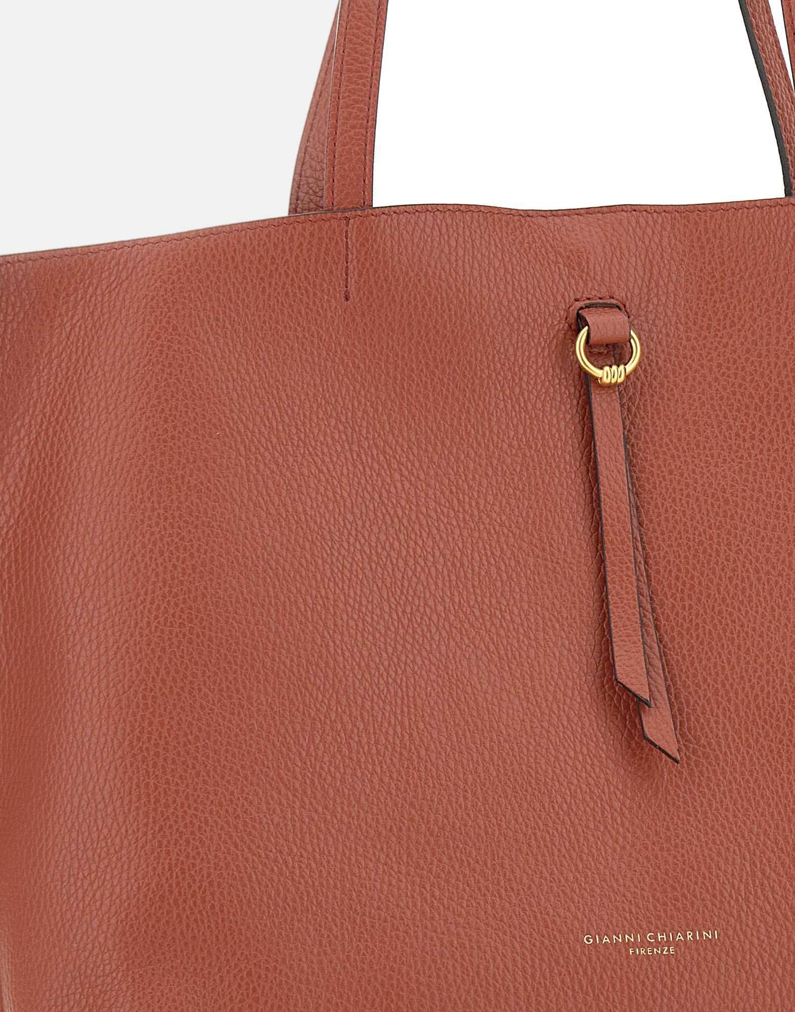 Gianni Chiarini Tassel-detail Leather Tote Bag In Brown