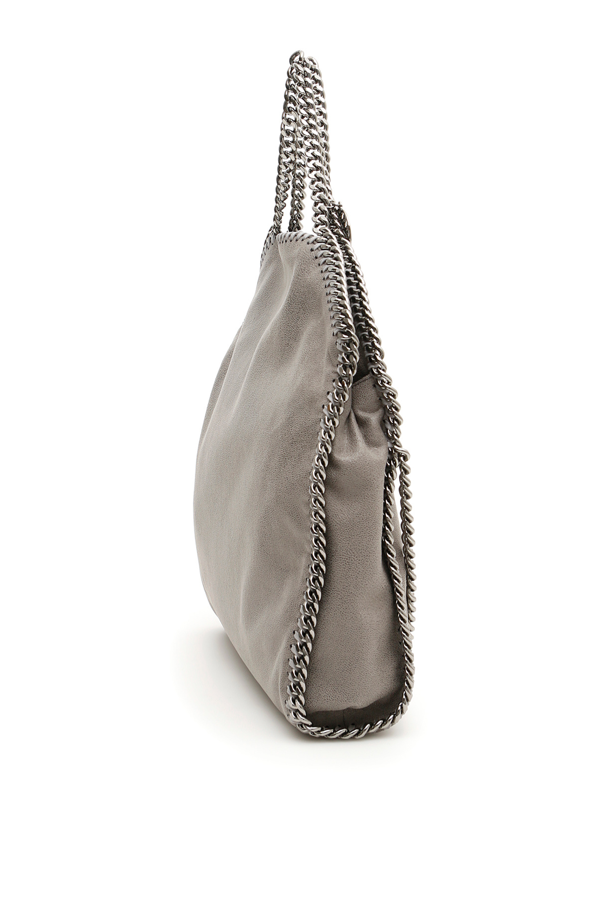 Stella Mccartney 3 Chain Falabella Tote Bag In Gray