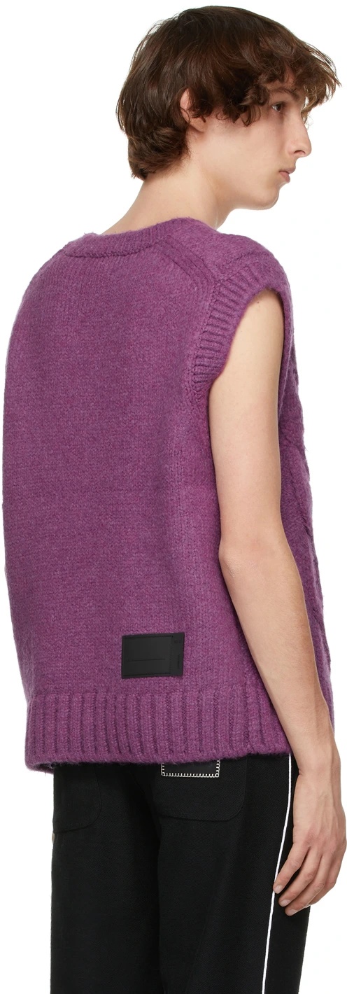 We11 Done Sleeveless Pullover In Purple