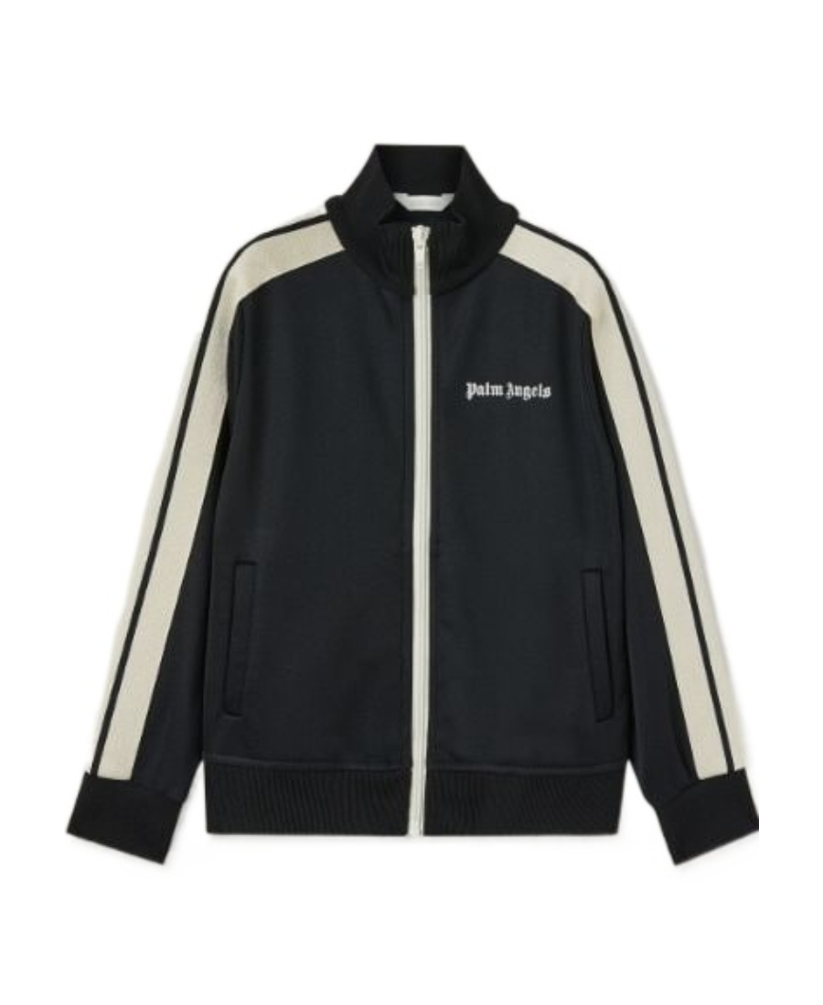 Palm Angels Kids Jacket In Black