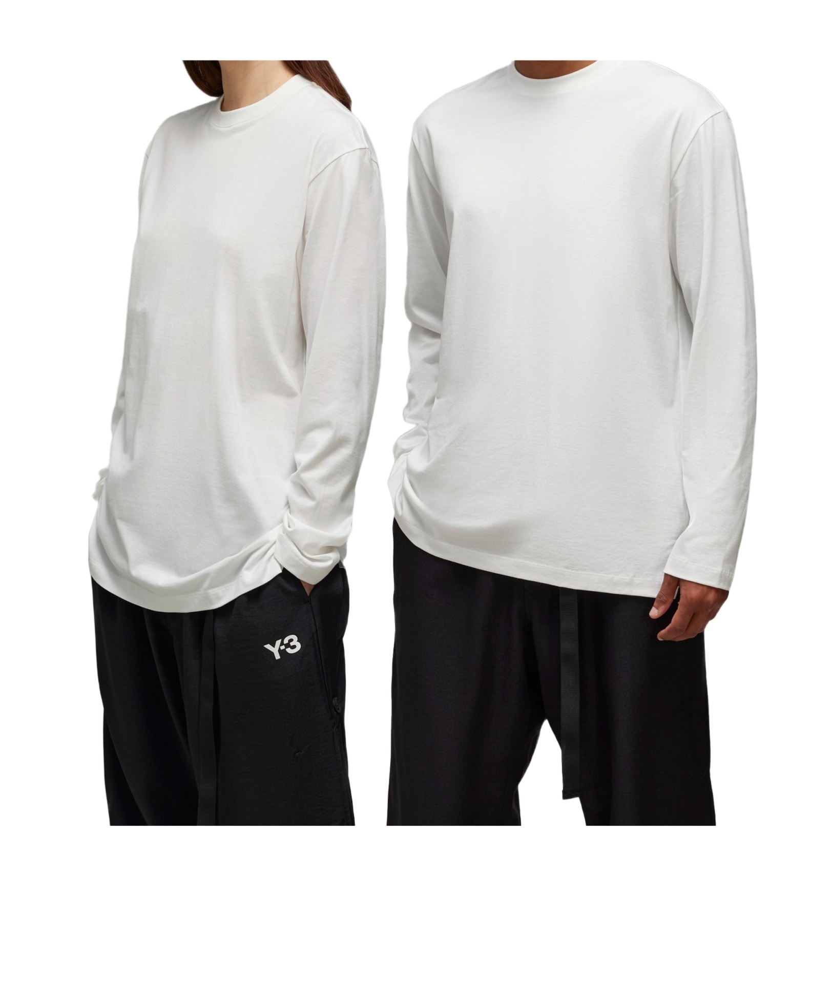 Y-3 Oversized T-shirt With Short Sleeves And Crew Neck In White