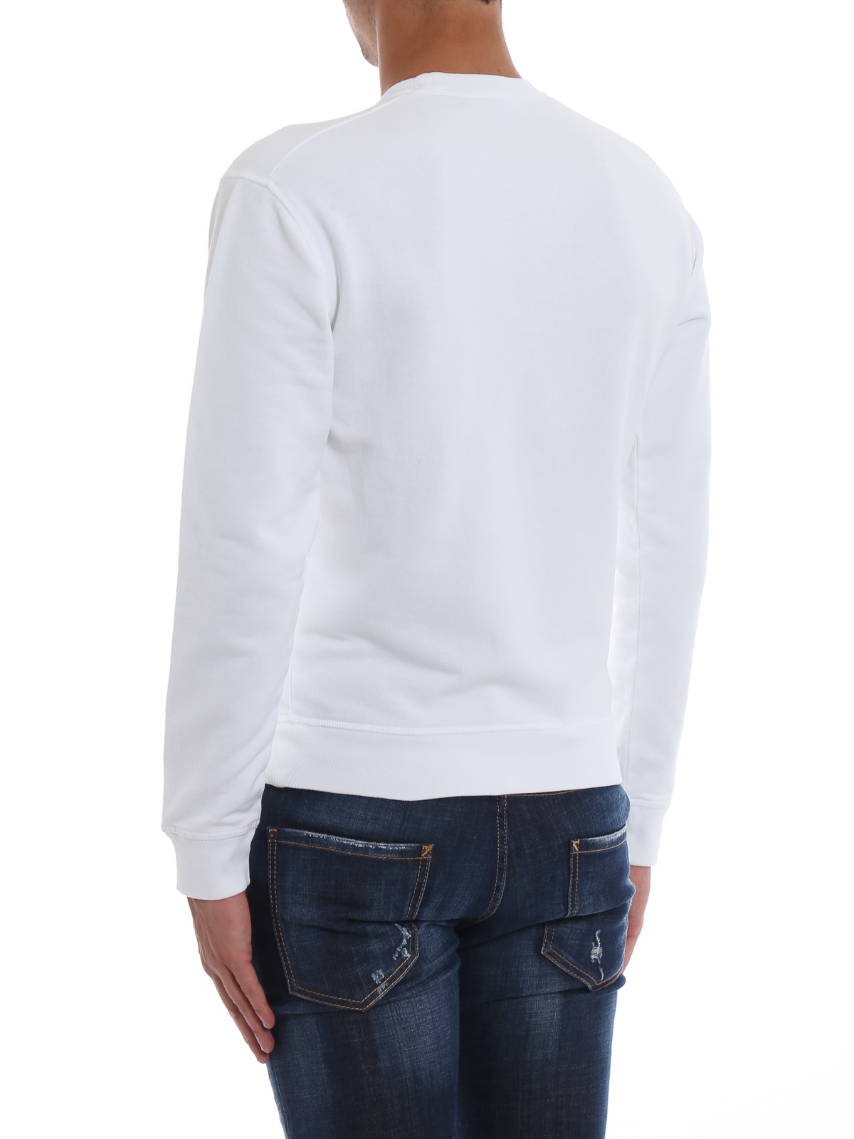 Dsquared2 Logo Sweater In White