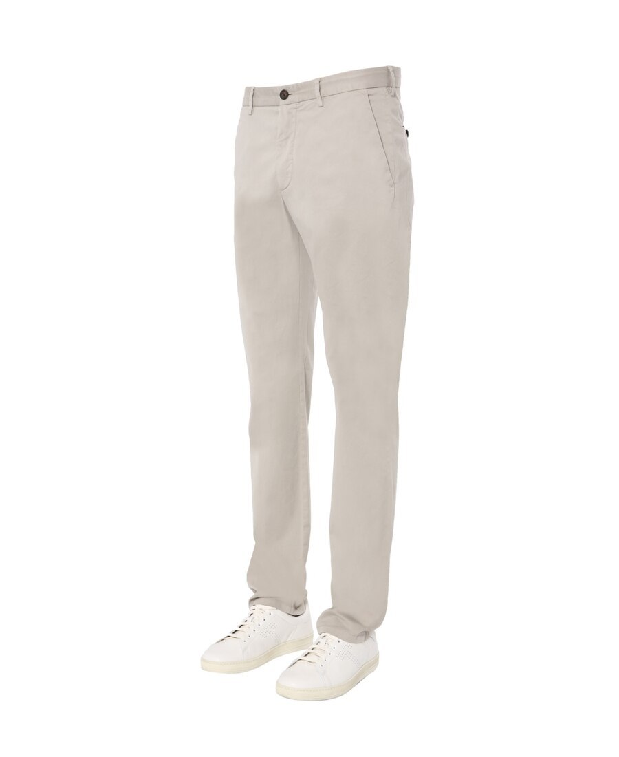 Shop Zegna Mid-rise Straight-leg Chinos In White