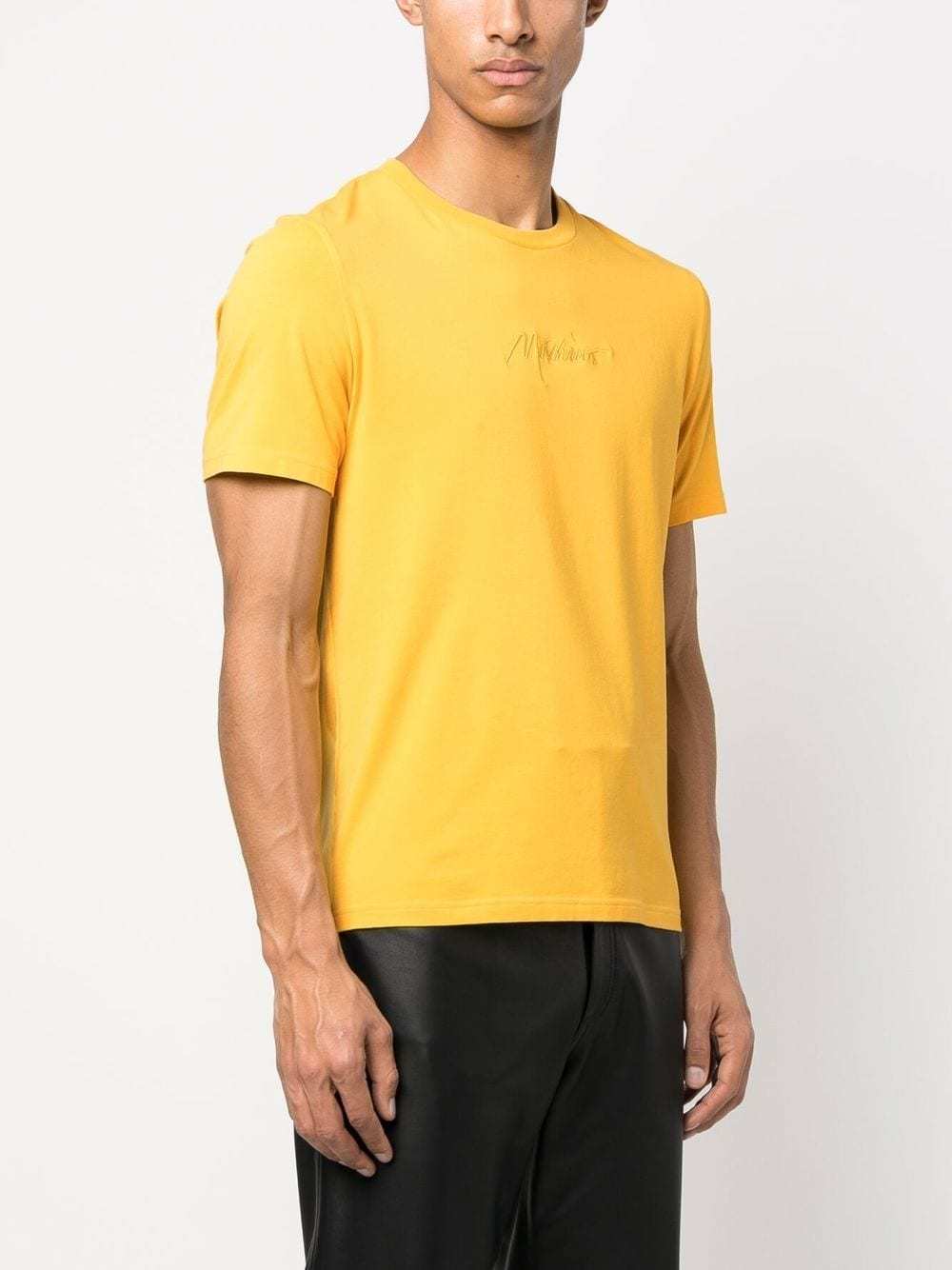 Moschino Logo-print T-shirt In Yellow