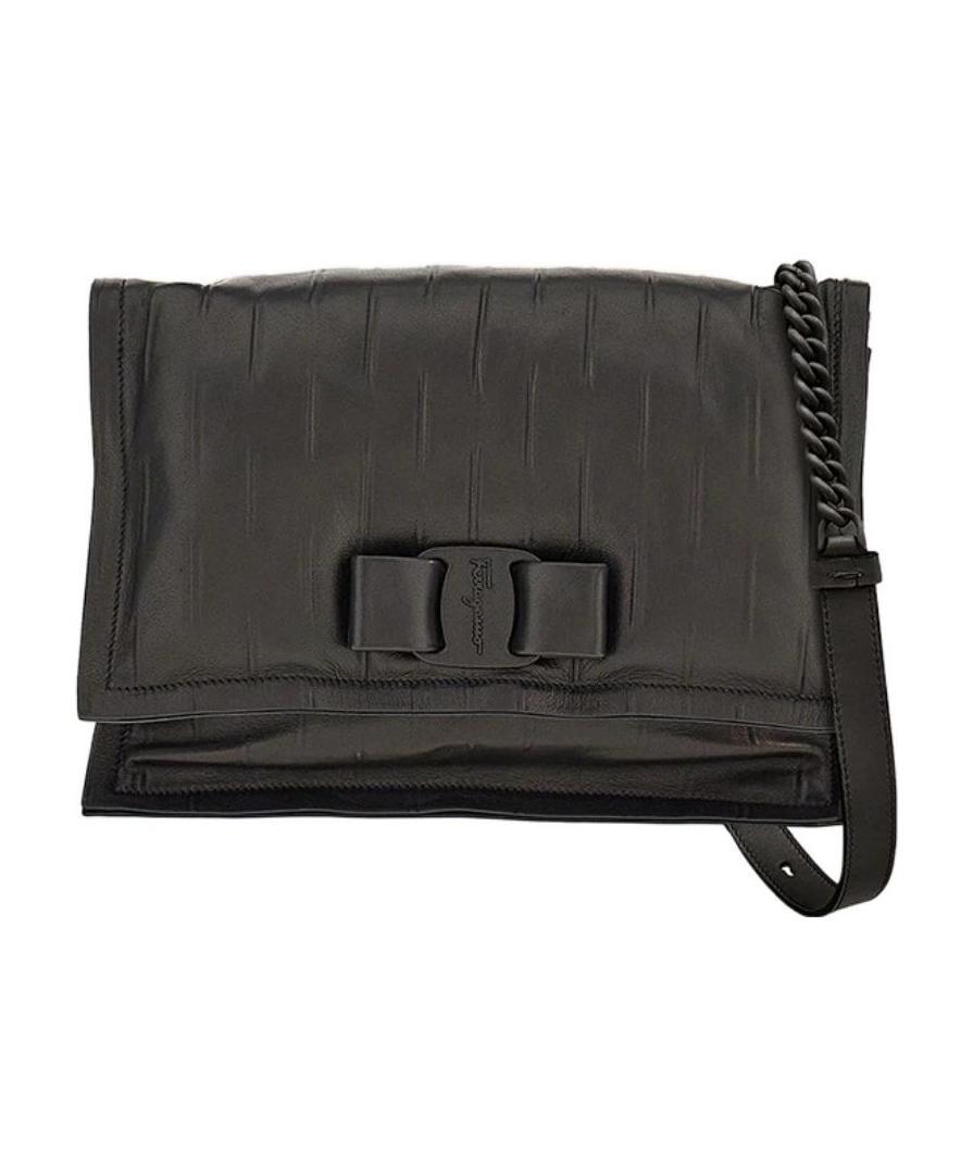 FERRAGAMO BOWKNOT SHOULDER BAG