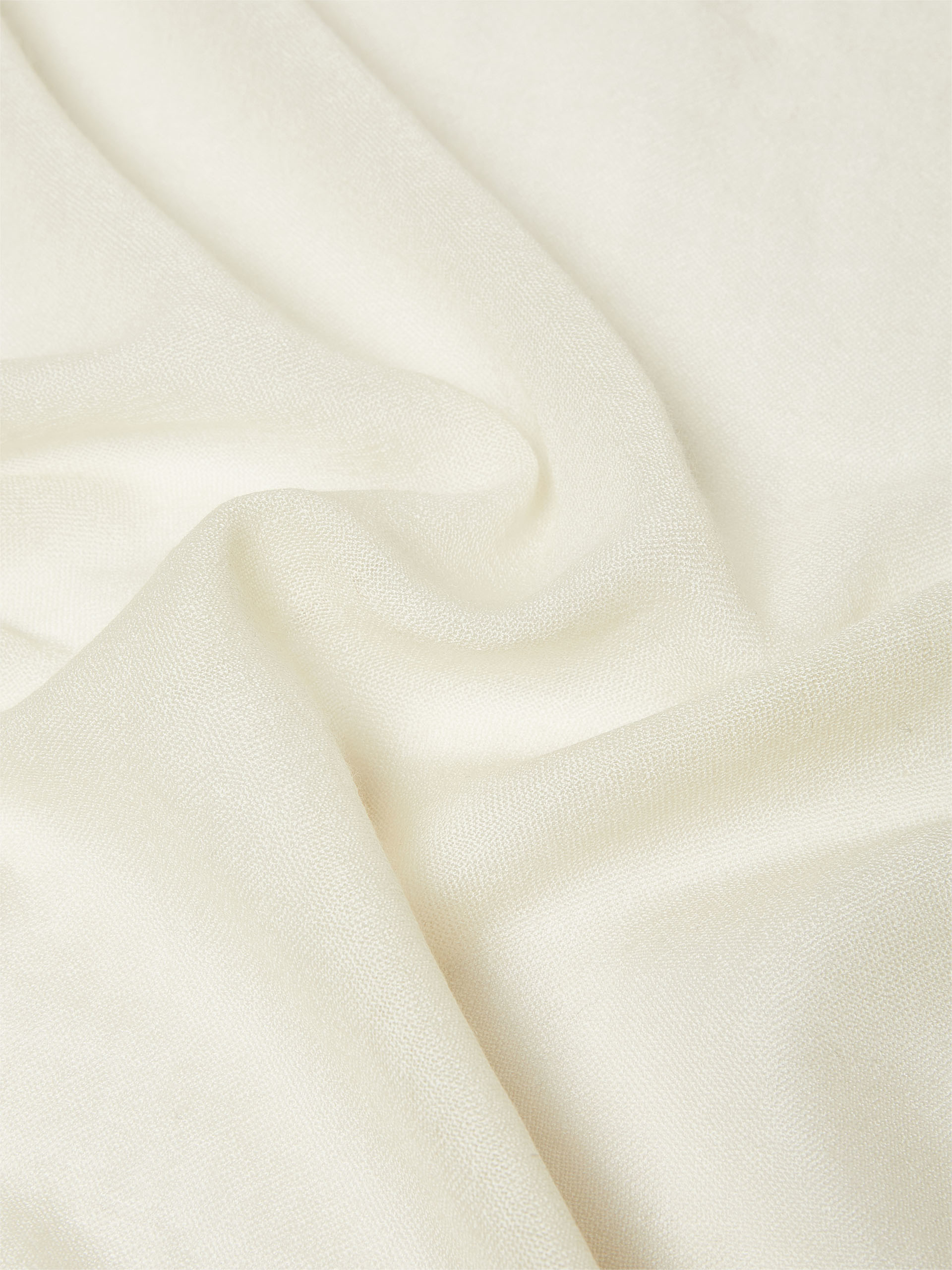 Max Mara Graded Cashmere Scarf In White