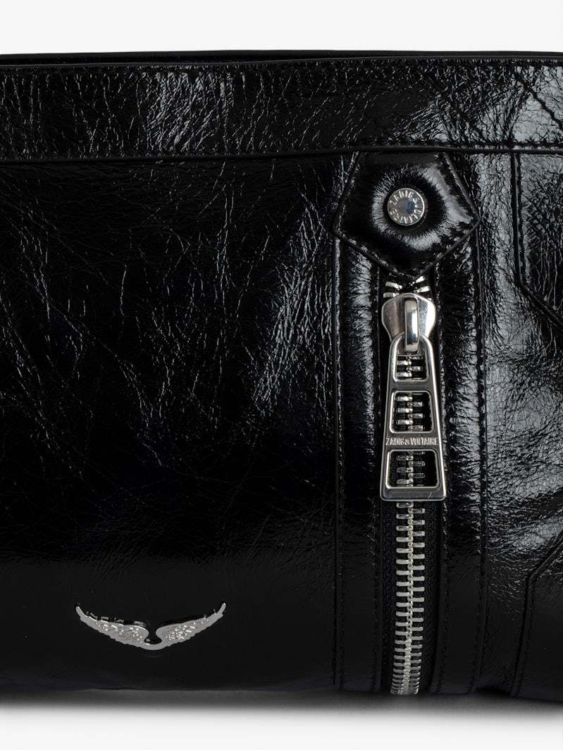 Zadig & Voltaire Zippered Shoulder Bag In Black