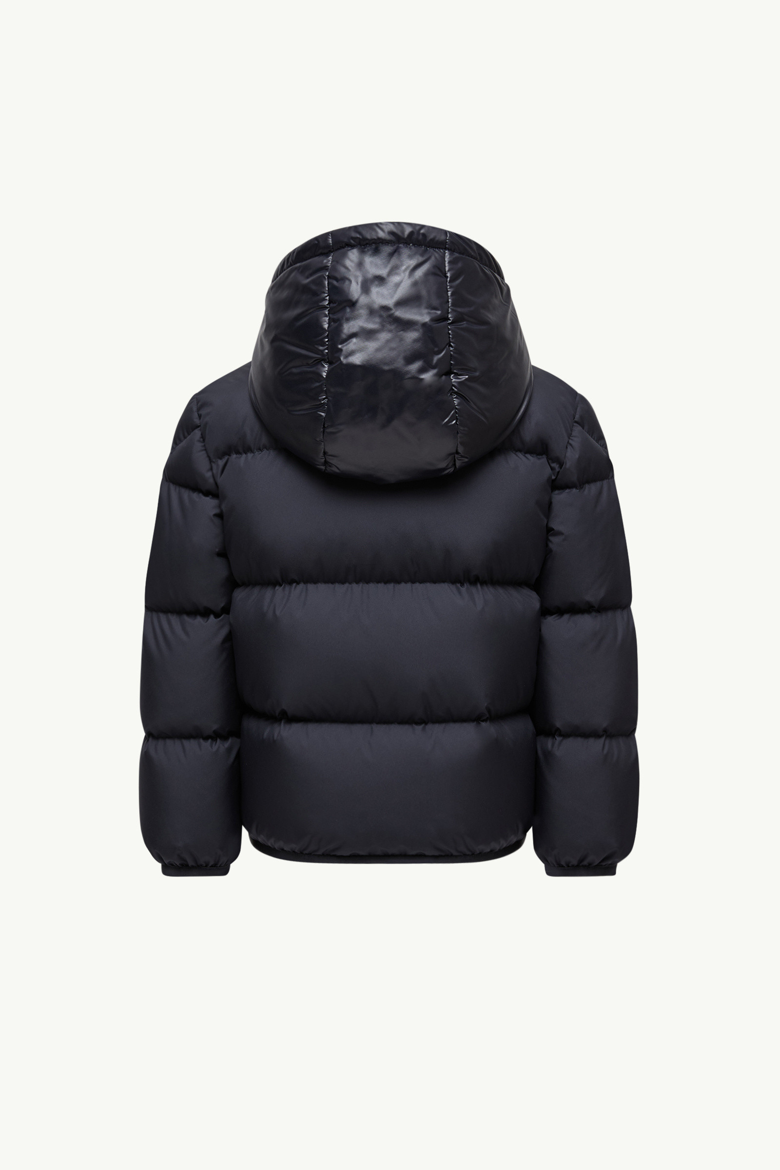 Moncler Barin Hooded Down Jacket In Blue