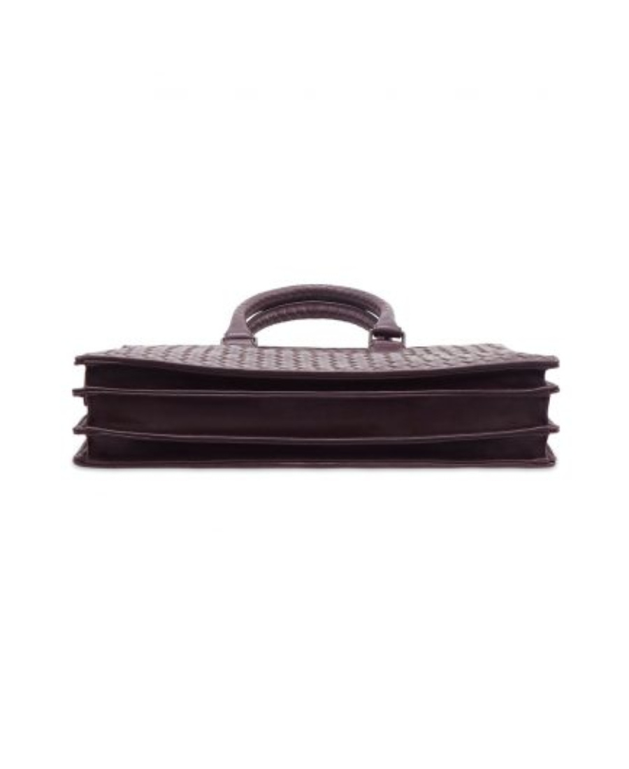 Bottega Veneta Knitted Handbag In Purple