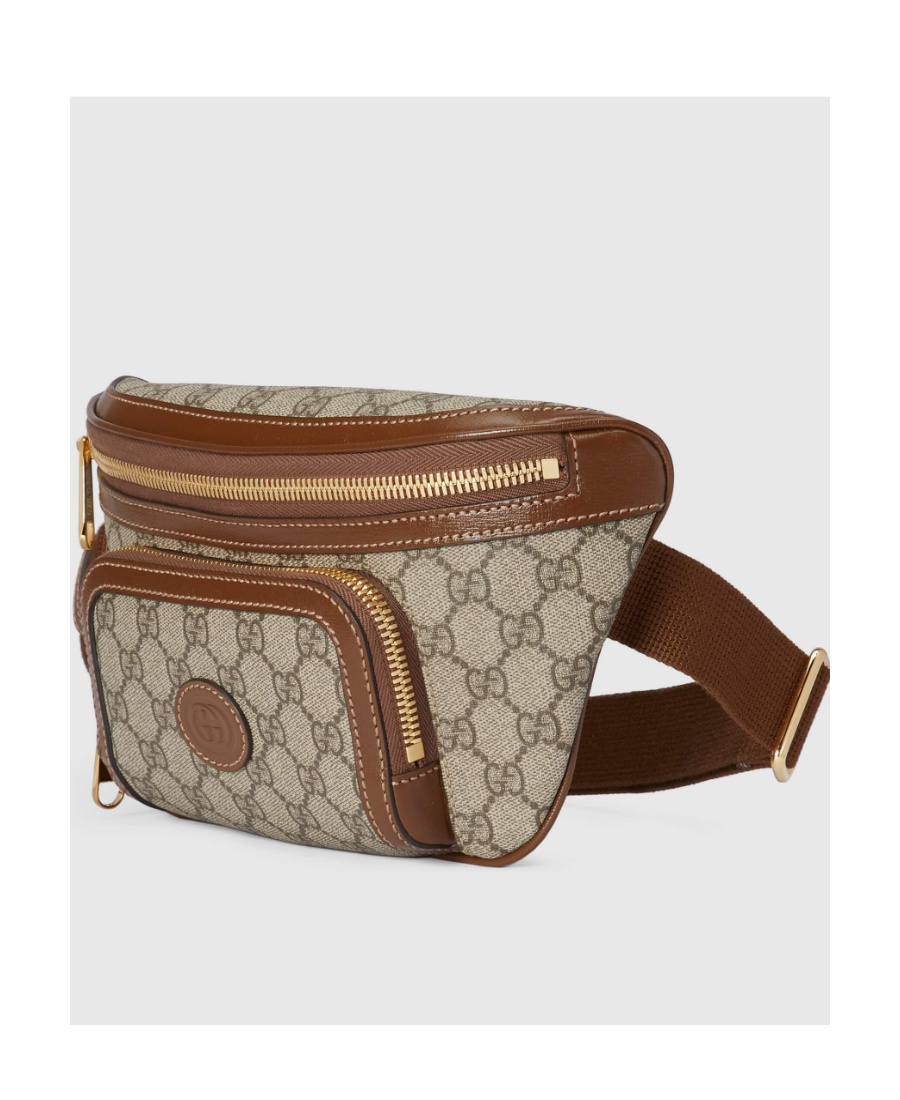 Gucci Interlocking G Belt Bag In Brown