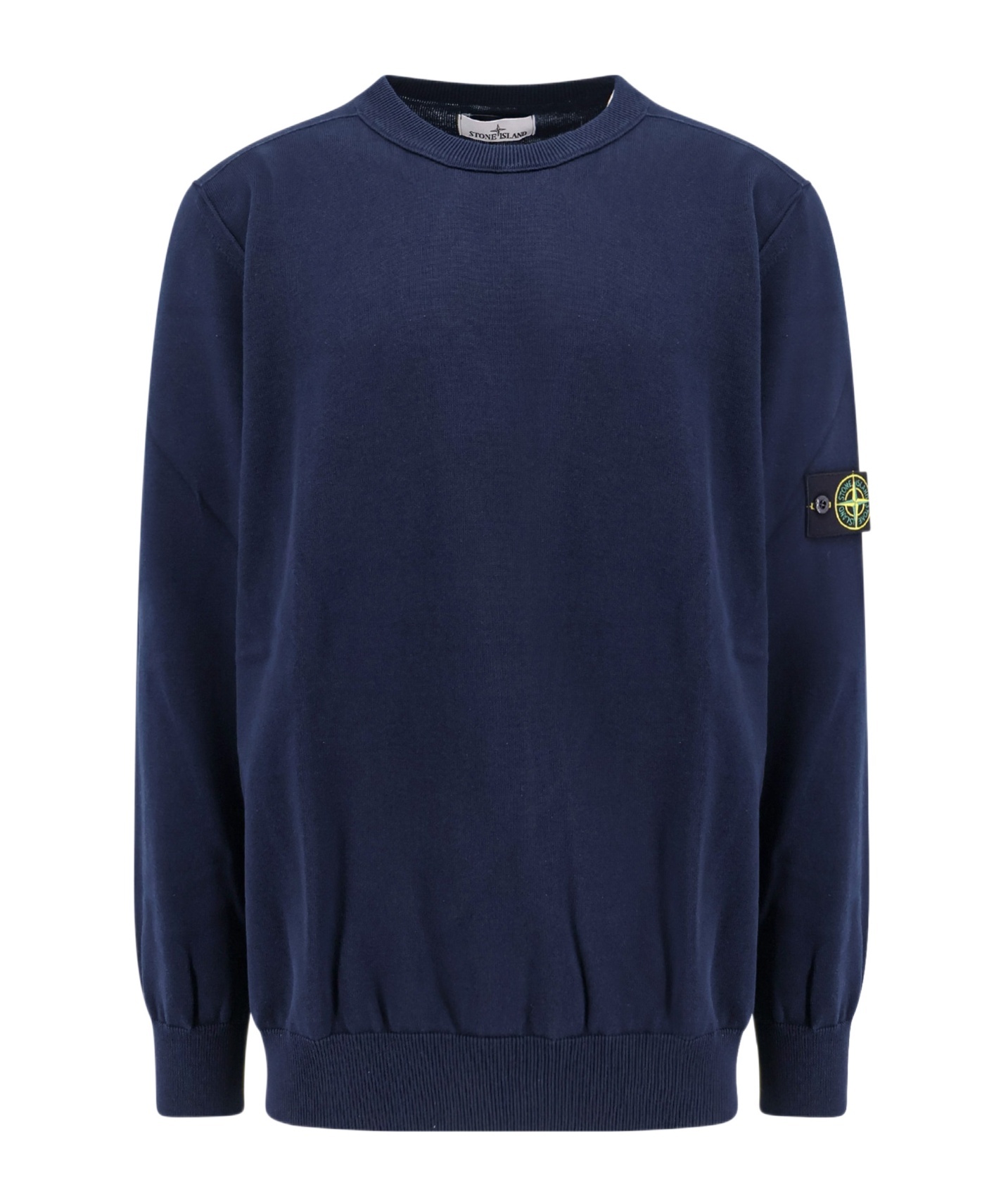 STONE ISLAND STONE ISLAND COMPASS PATCH CREWNECK JUMPER