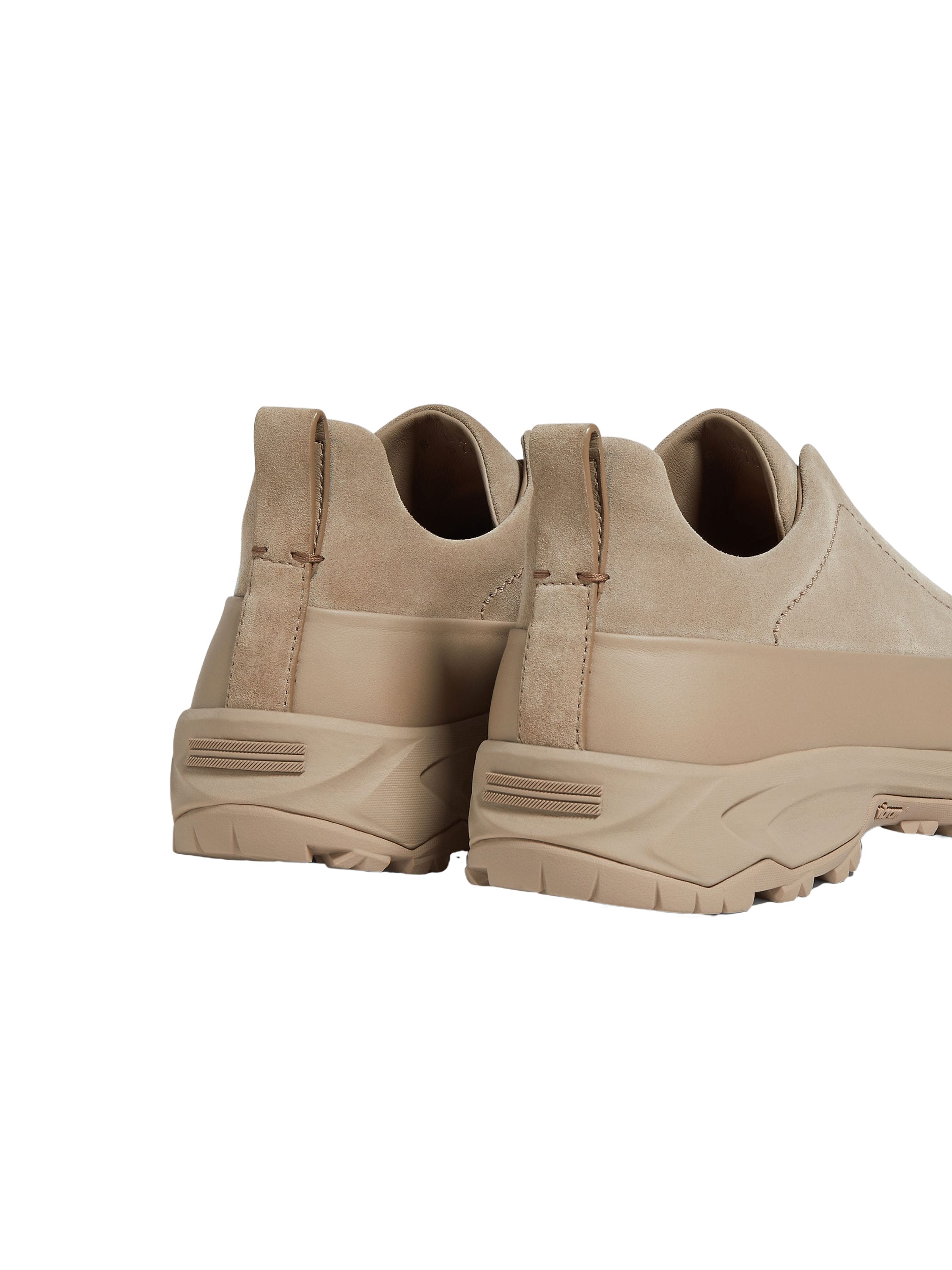 Zegna Triple Stitch Monte Low-top Sneakers In Neutral