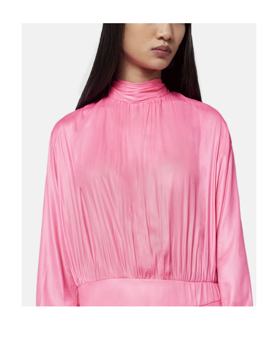 Stella Mccartney Asymmetrical Hem Dress In Pink