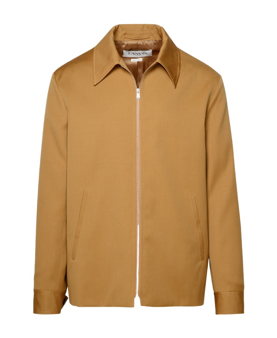 Lanvin Classic Zipped Jacket In Brown