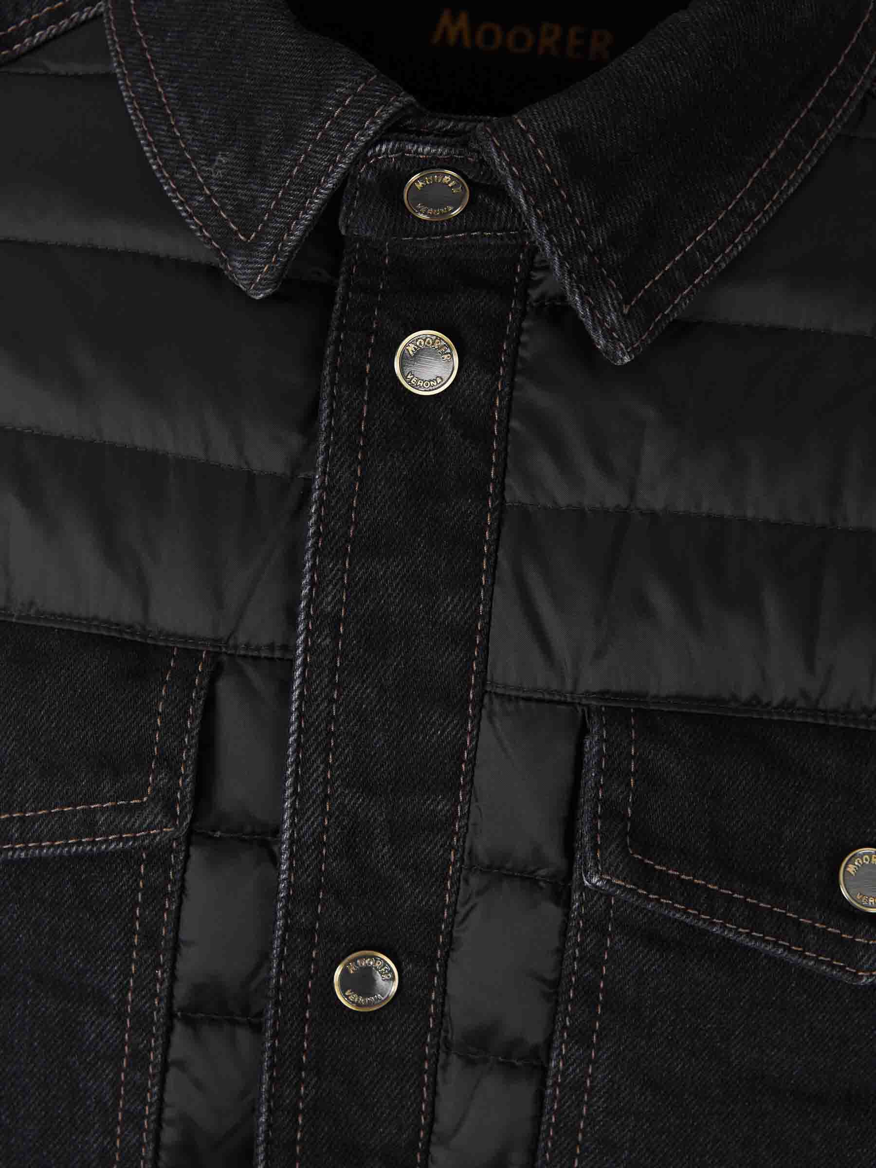 Moorer Mougi Quilted Down Jacket In Black