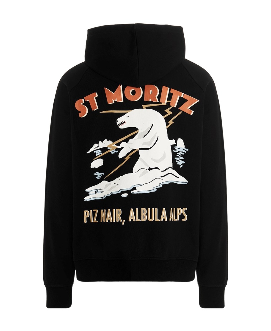 Bally St.moritz Bear Sweatshirt In Black