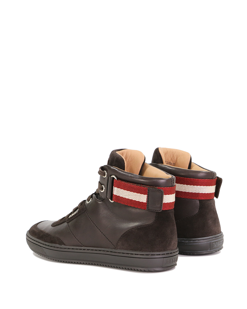 BALLY LOGO HIGH-TOP LEISURE SPORTS SHOES