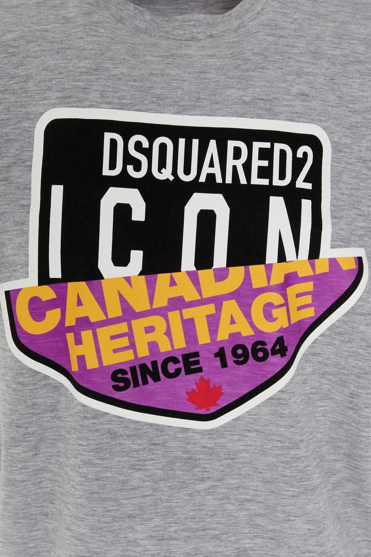 Dsquared2 Logo Print T-shirt In Gray