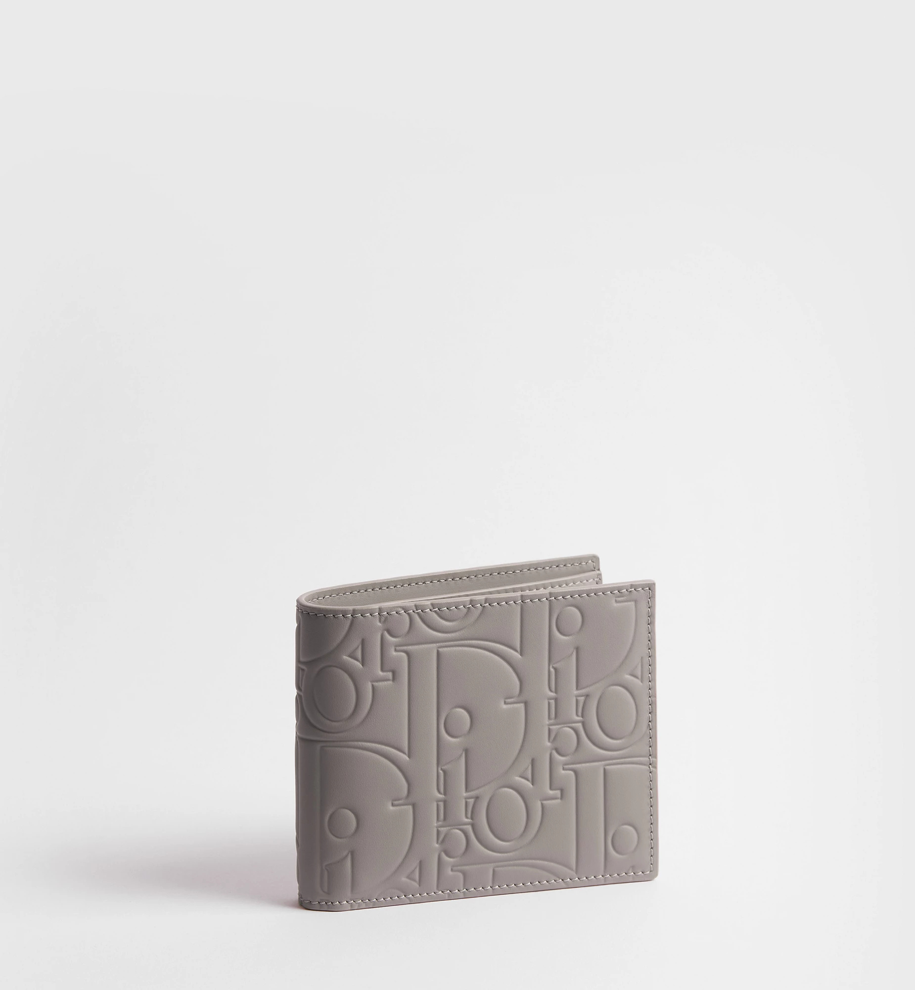 Dior Bifold Wallet In Grey