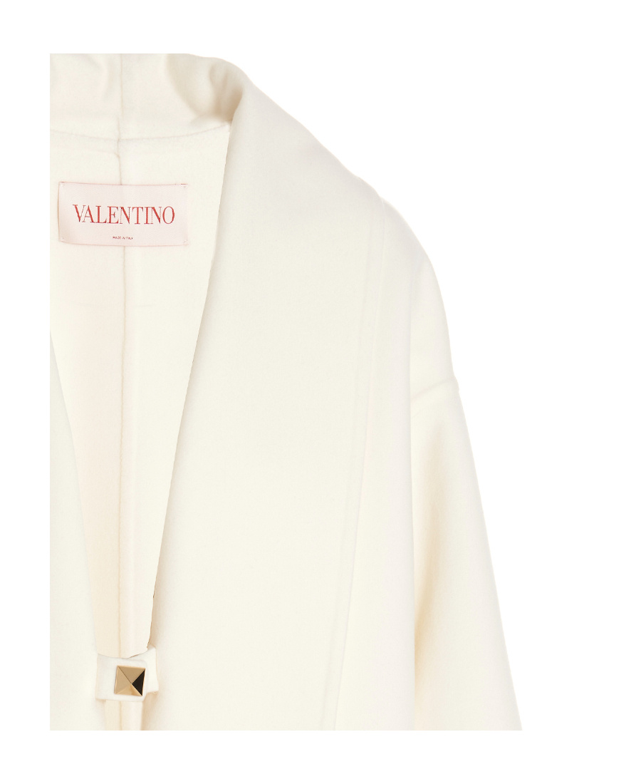 Valentino Rockstud Single-breasted Coat