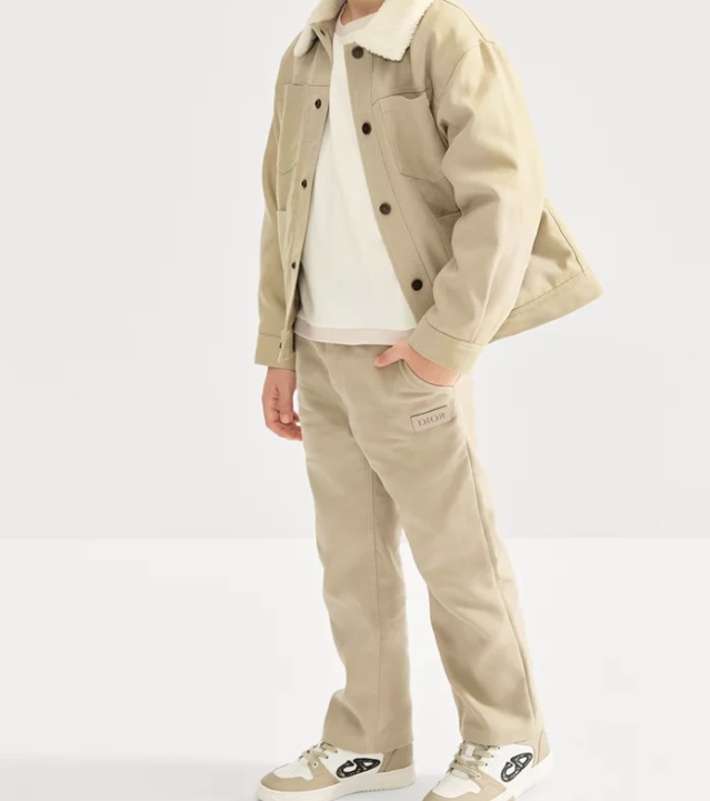 Dior Belt Loop Pants In Neutral