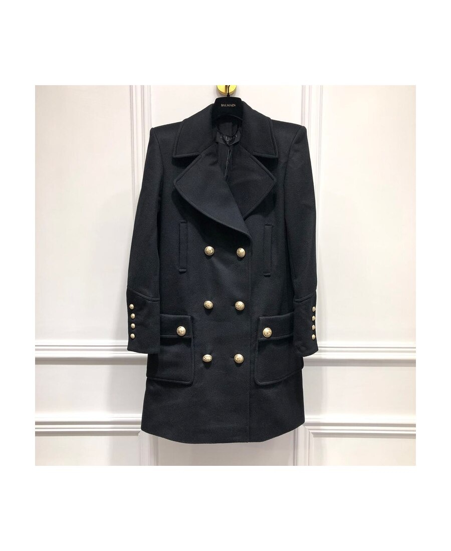 BALMAIN DOUBLE-BREASTED COAT