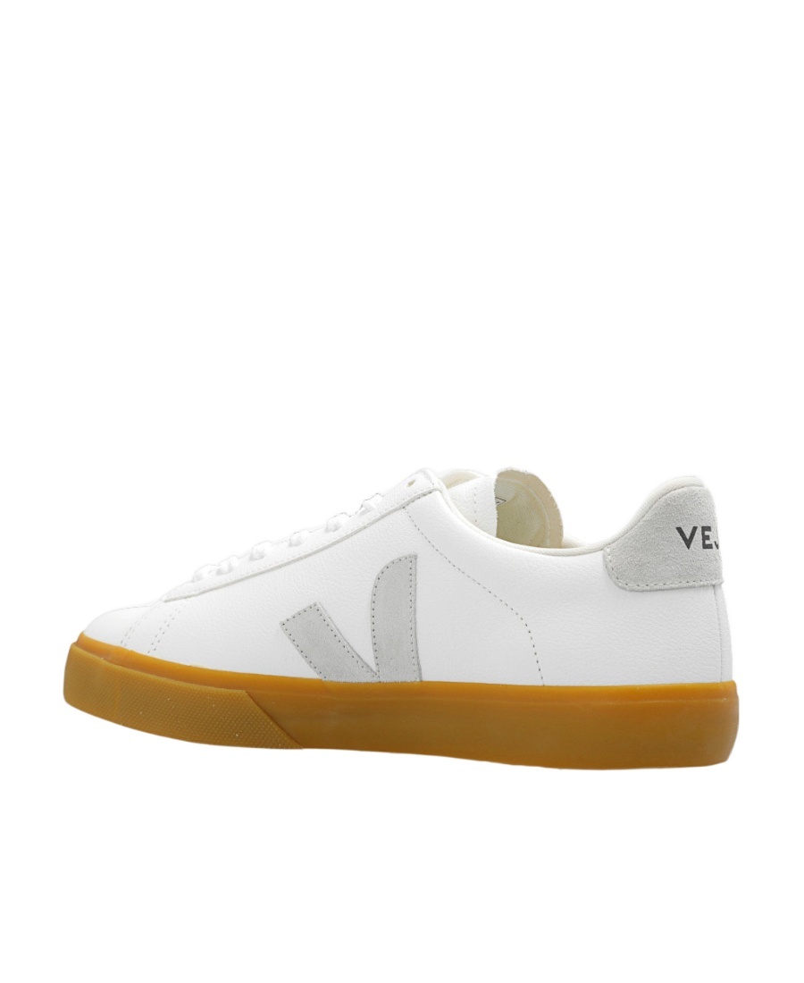 Shop Veja Logo Low-top Casual Shoes In White