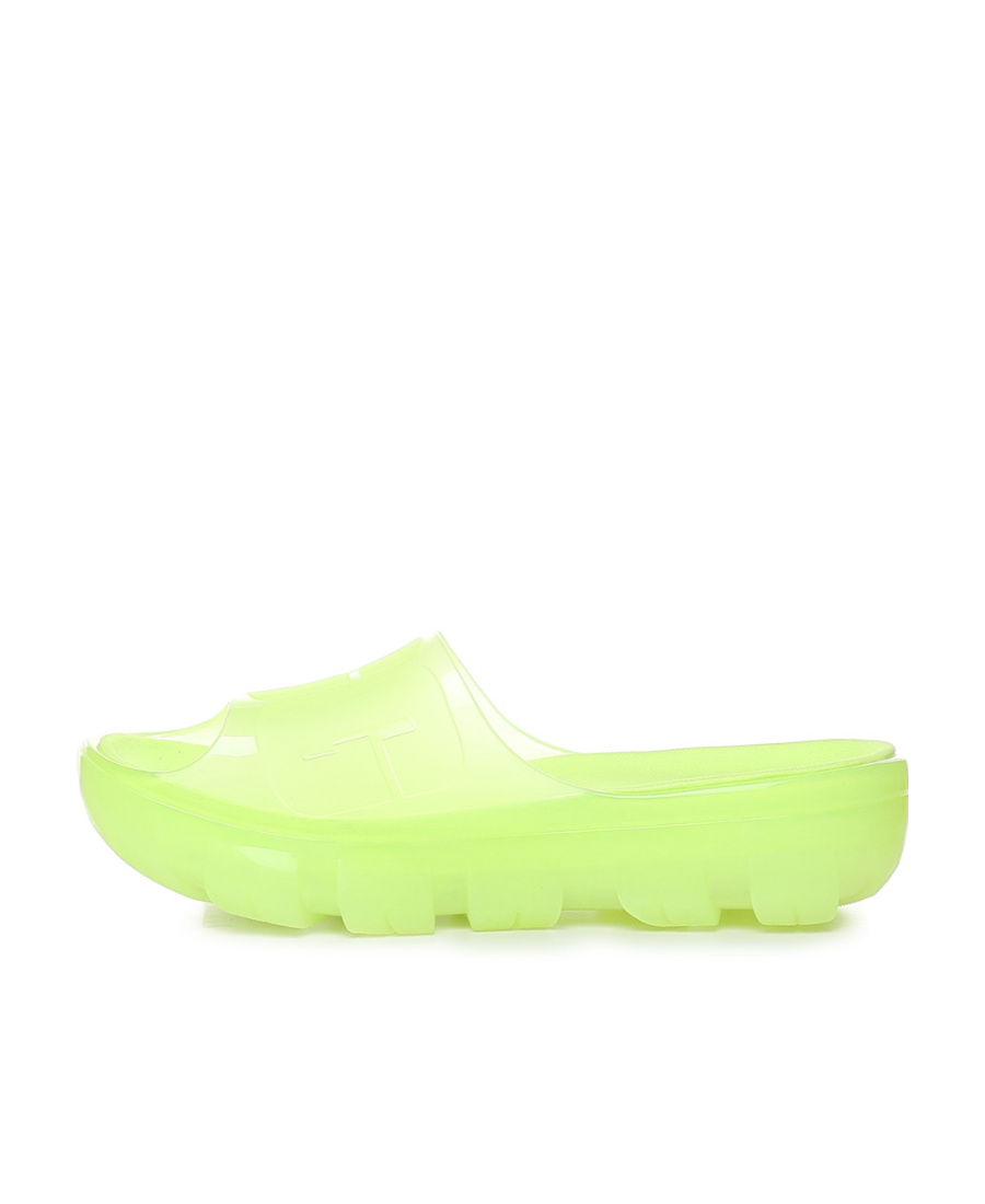 Ugg 30mm Jella Pvc Slides In Green