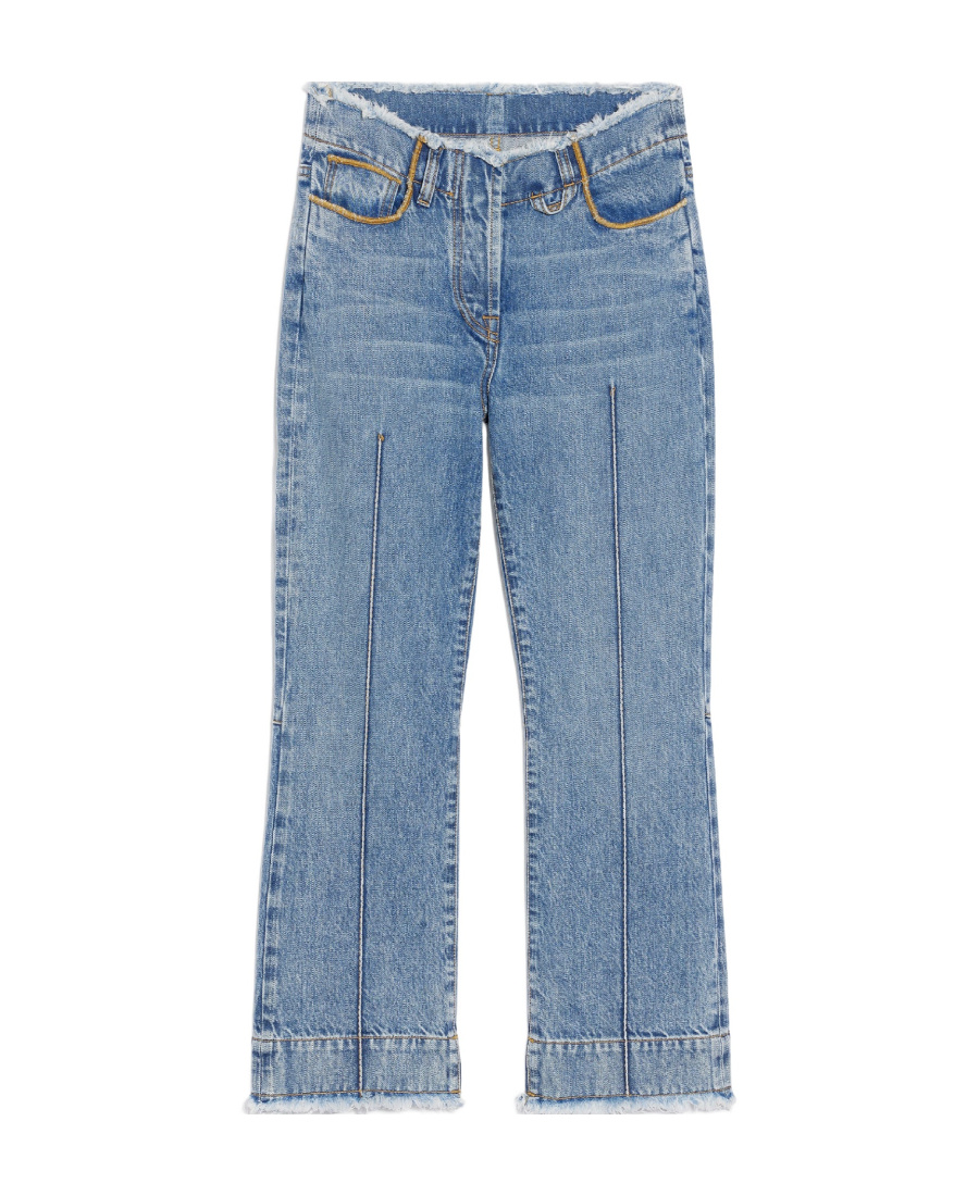 JACQUEMUS STRAIGHT DENIM TROUSERS