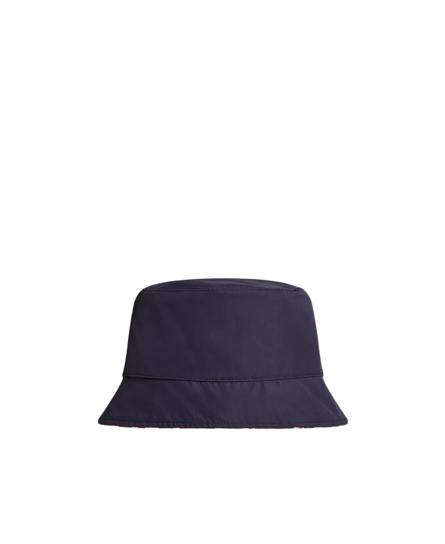 Moncler Logo-patch Bucket Hat In Blue