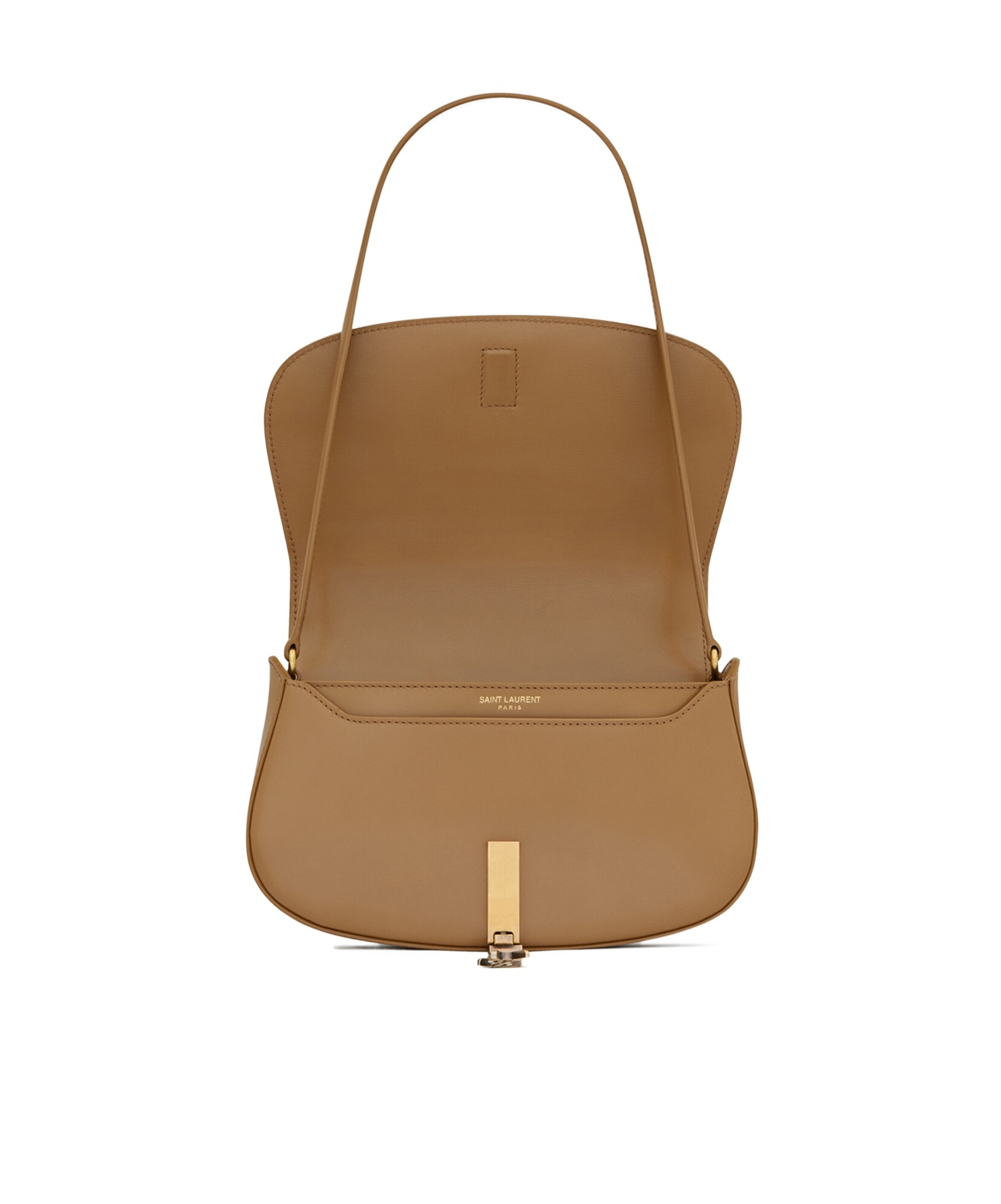 Saint Laurent Mini Voltaire Shoulder Bag In Brown