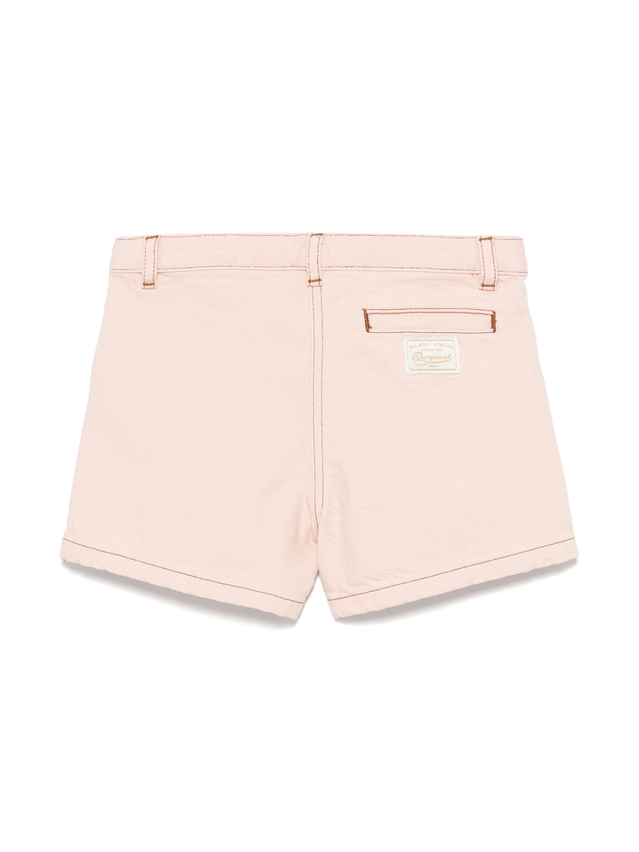 Bonpoint Denim Shorts In Pink