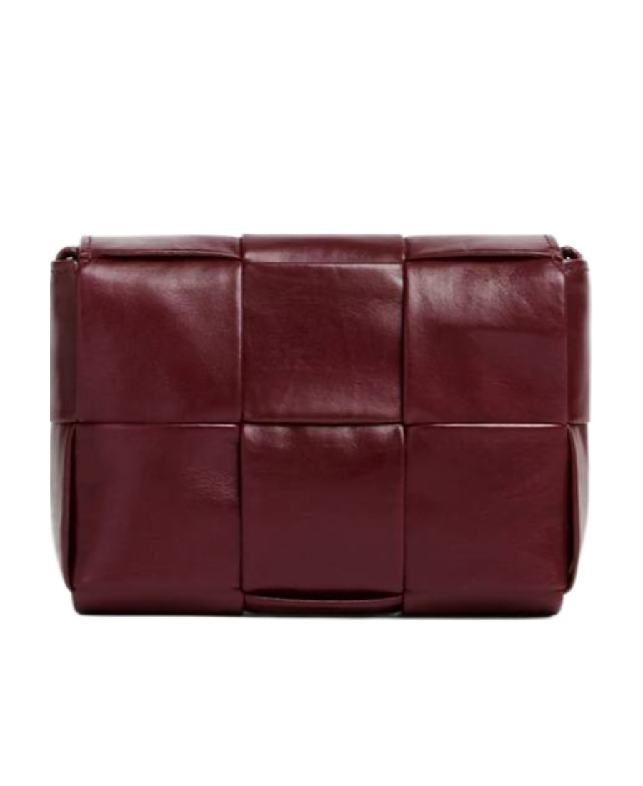 Bottega Veneta Mini Cassette Crossbody Bag In Brown