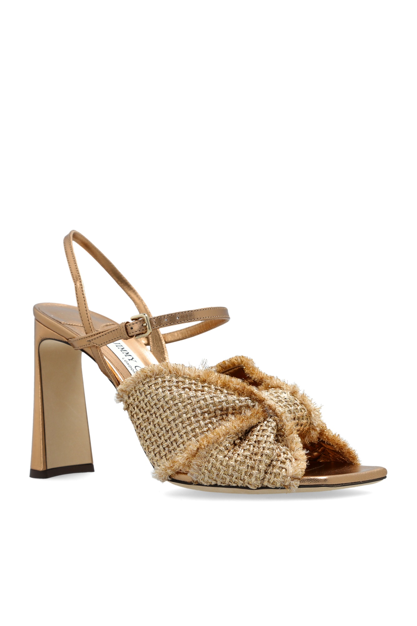 Shop Jimmy Choo 95mm Annika Sandals In Nude