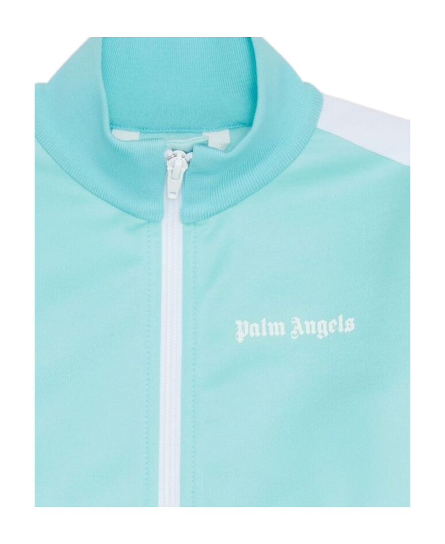 PALM ANGELS LOGO-PRINT ZIPPED JACKET