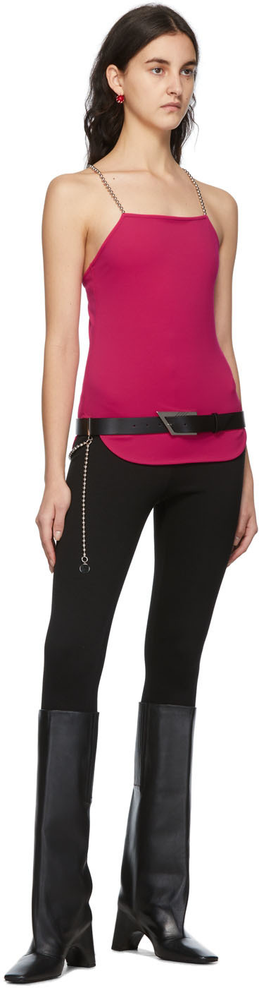 Attico Pink 'fujiko' Tank Top In Nude