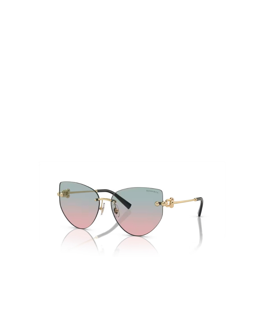 Tiffany & Co Geometric Frame Gradually Changing Sunglasses In Gray