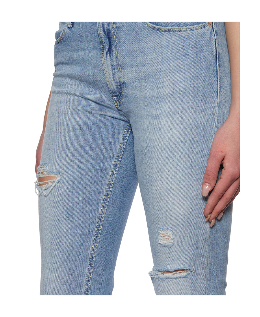 Dondup Mid-rise Flared Jeans In Blue