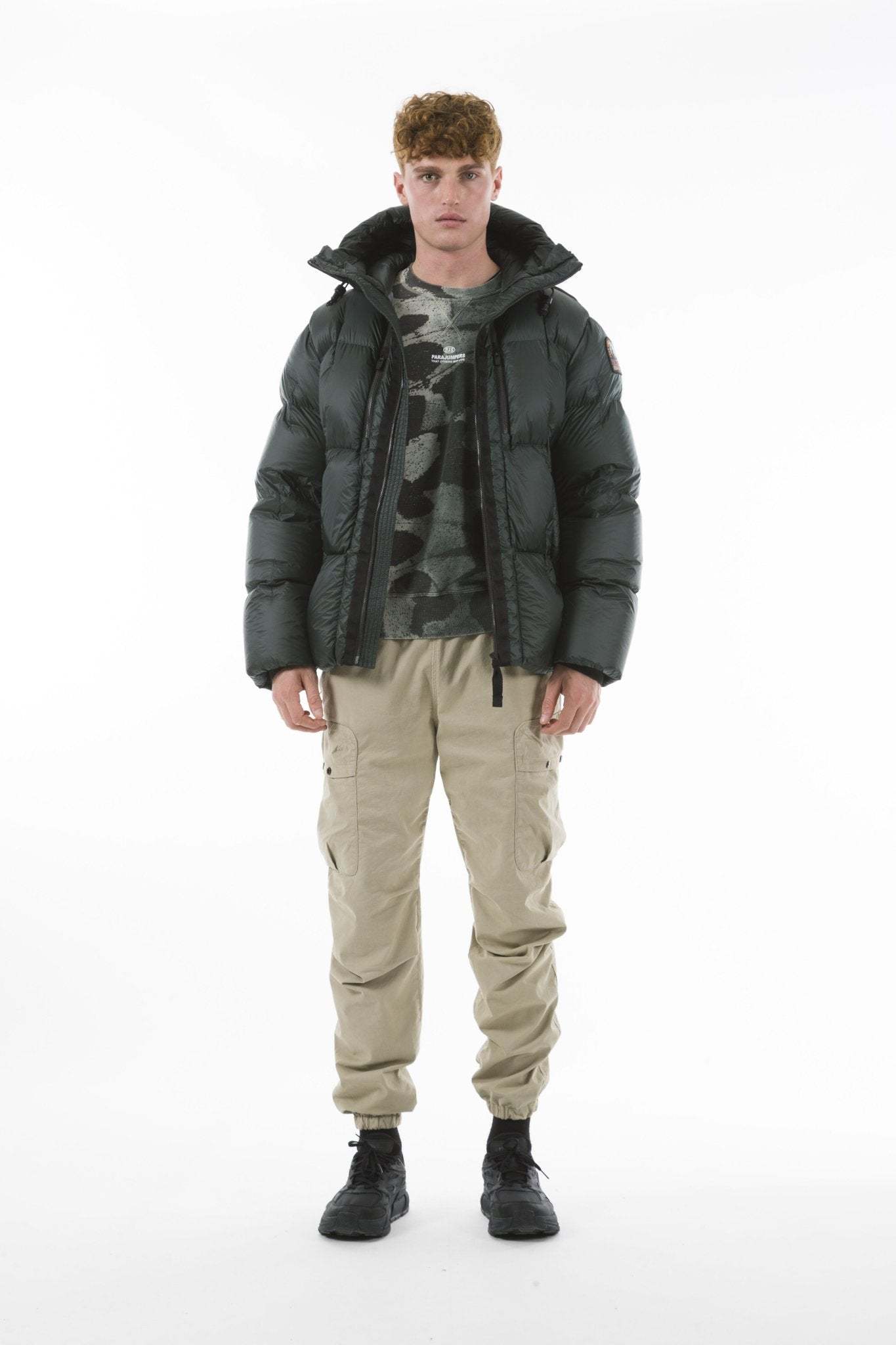Parajumpers Long-sleeved Cotton Suit In Black