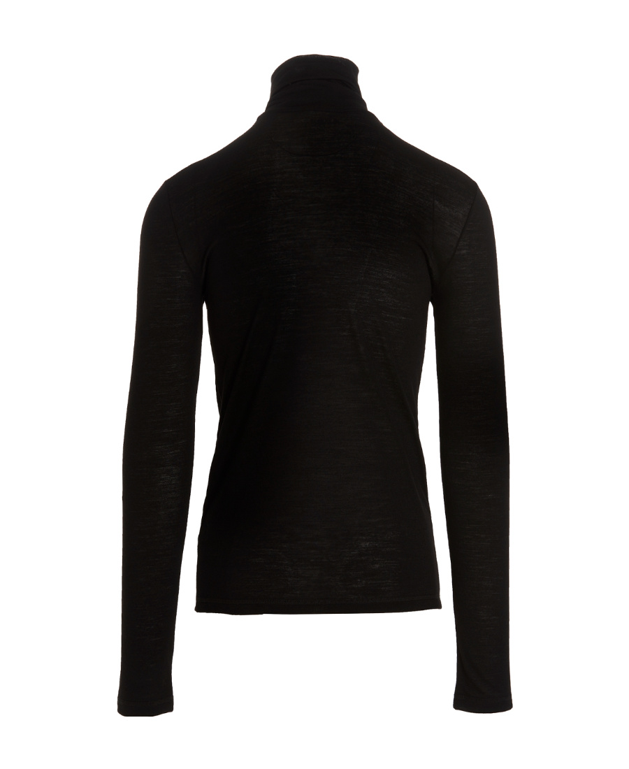 Jil Sander Logo-print Zip-detail Sweatshirt In Black