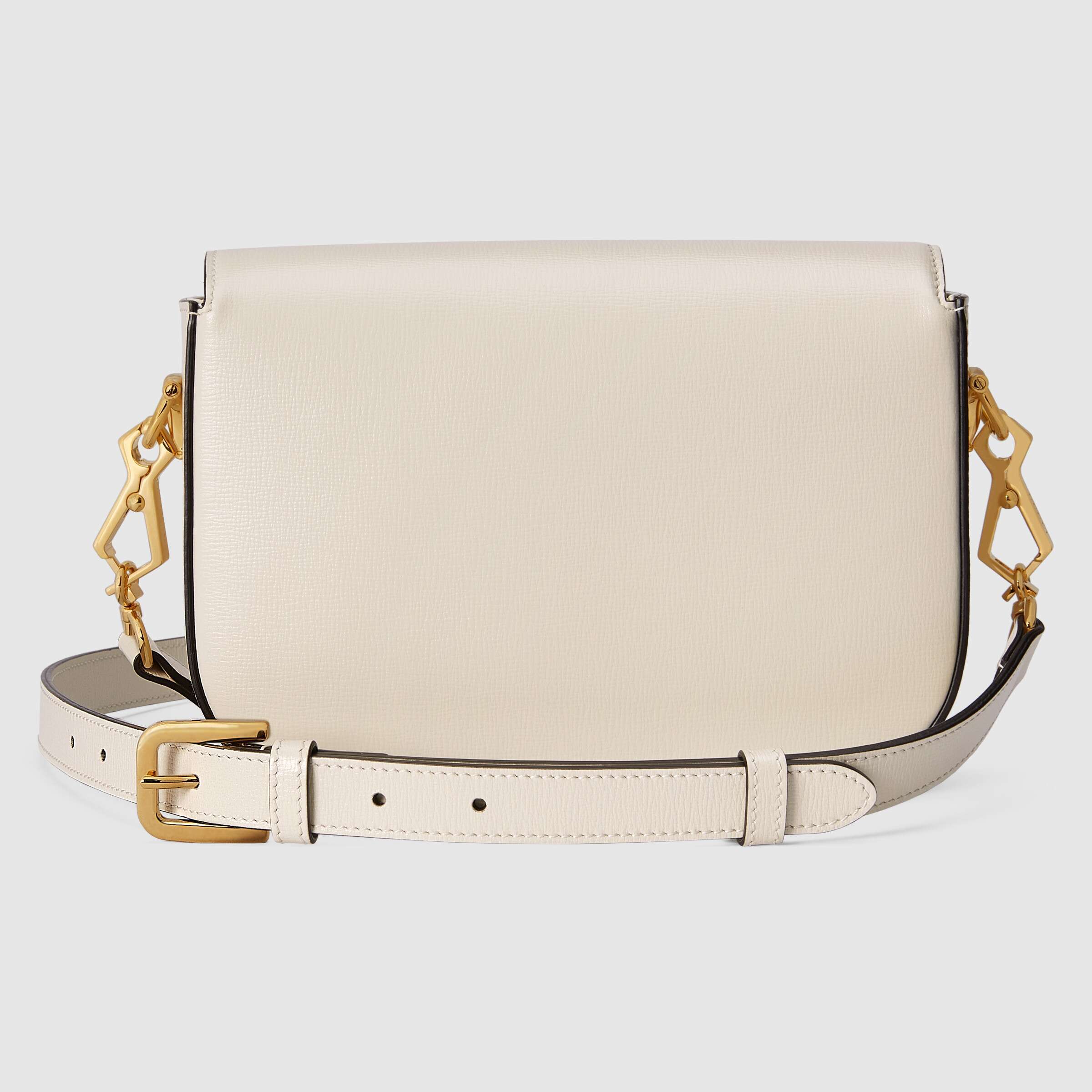 Gucci Horsebit 1955 Leather Shoulder Bag In Nude